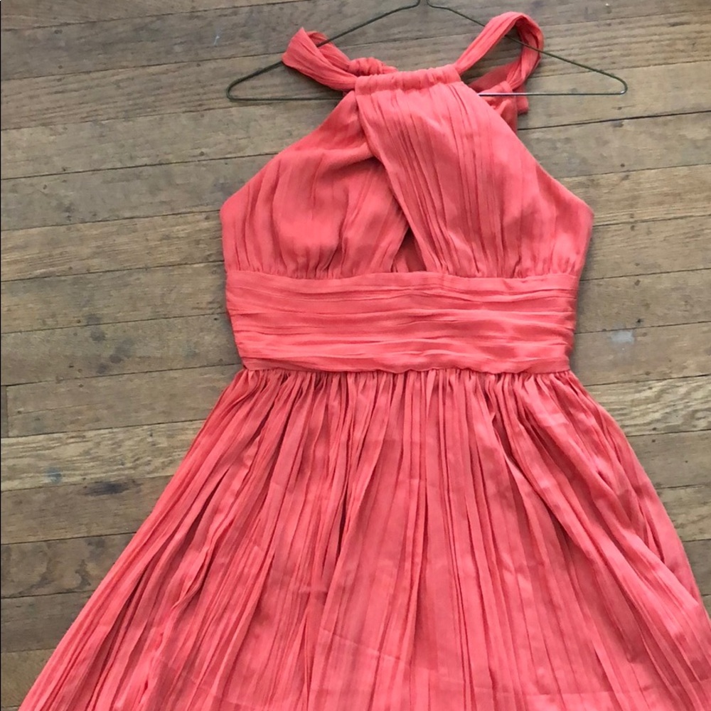 Coral dress
